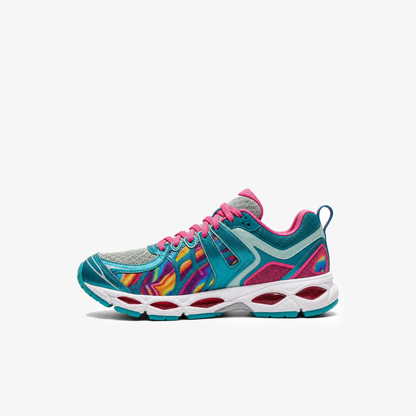 Iridescent Pink Capri Blue